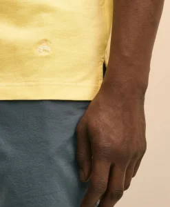 The Vintage Short-Sleeve Garment Dyed Polo Shirt