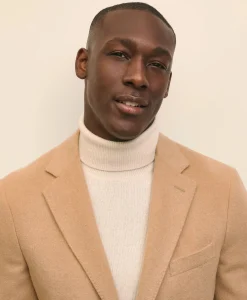 Traditional Fit Camel Hair Twill 1818 Sport Coat