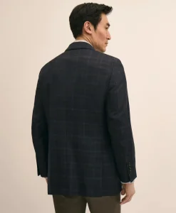 Traditional Fit Wool Check Sport Coat