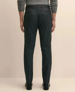Traditional Fit Wool Flannel Dress Pants