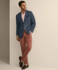 Traditional Fit Wool Hopsack Sport Coat