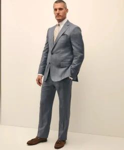 Traditional Fit Wool Overcheck 1818 Suit