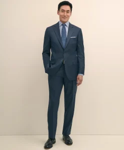 Traditional Fit Wool Tic 1818 Suit
