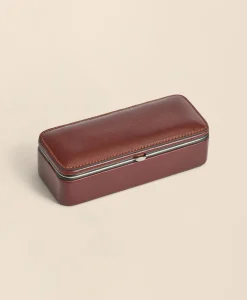 Travel Dominoes Game With Calfskin Case
