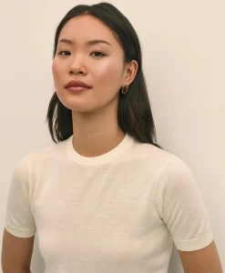 Ultimate Merino Wool Short-Sleeve Sweater Shell