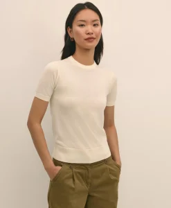 Ultimate Merino Wool Short-Sleeve Sweater Shell