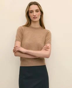 Ultimate Merino Wool Short-Sleeve Sweater Shell