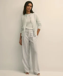 Viscose Striped Pants