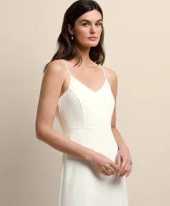 V-Neck Spaghetti Strap Gown