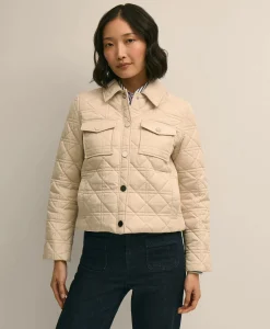 Water-Resistant Quilted Jacket