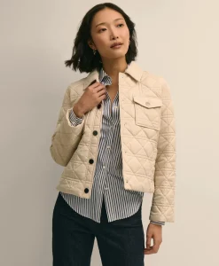 Water-Resistant Quilted Jacket