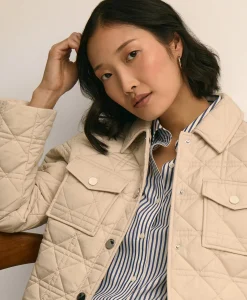 Water-Resistant Quilted Jacket