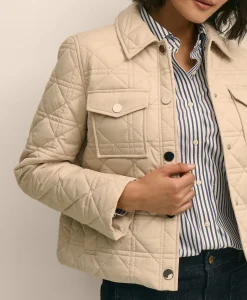 Water-Resistant Quilted Jacket