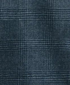 Wool Plaid Double-Breasted Jacket