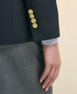 Wool Two-Button Blazer