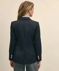 Wool Two-Button Blazer